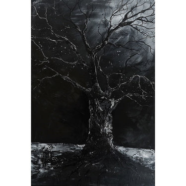 Black and White Tree Canvas